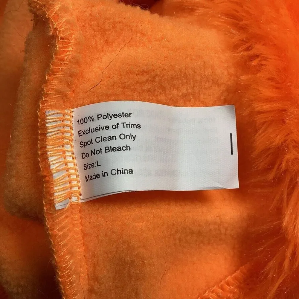 Large Breed Halloween Pumpkin Dog Costume Soft Pull On